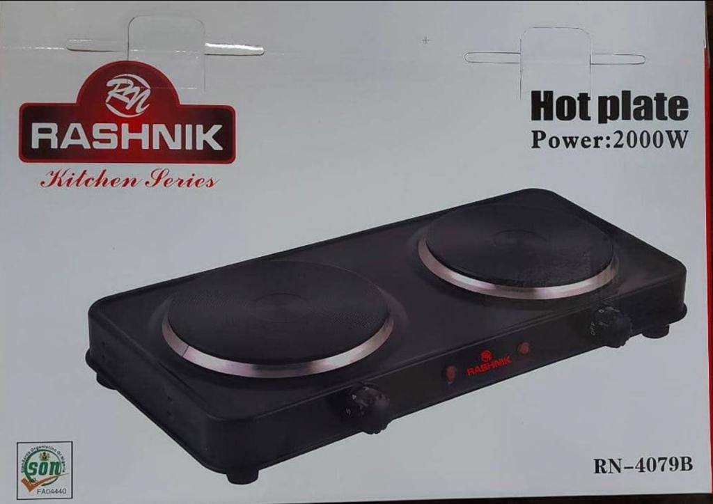 (Solid ) 2000W Electric Double burner stove