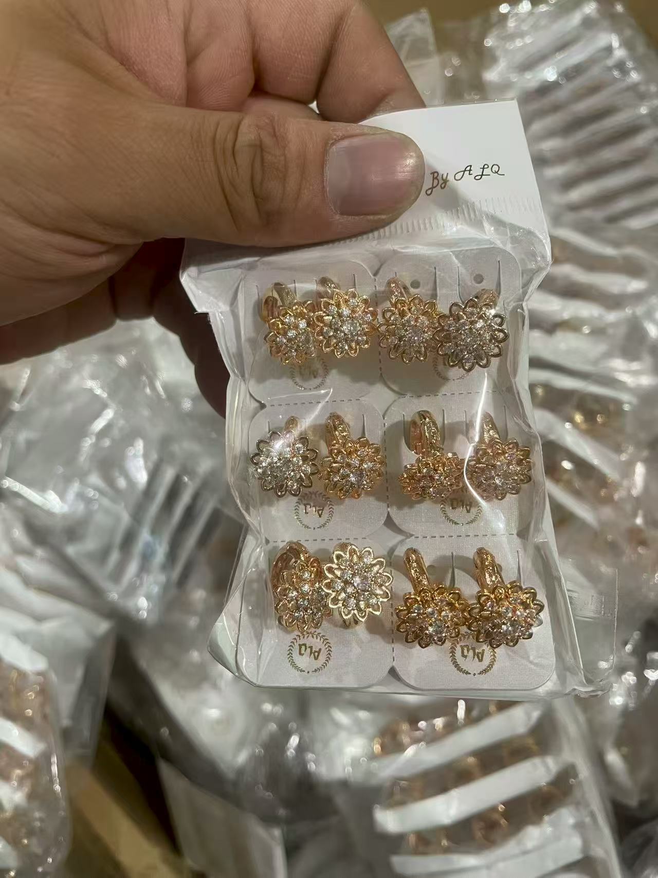 Pre-sale! | 100 packs Wholesale  Rose Gold 6 per Pack Non Tarnish Earring Collection ✨