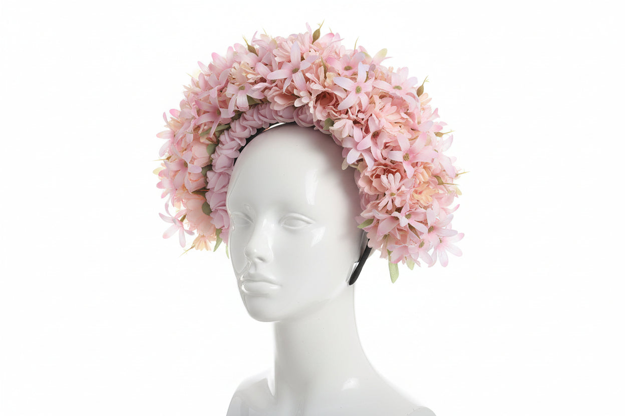Flower bouquet head band(no colour selection)