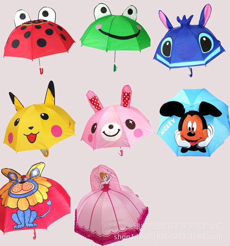 Children character umbrella (no color selection)