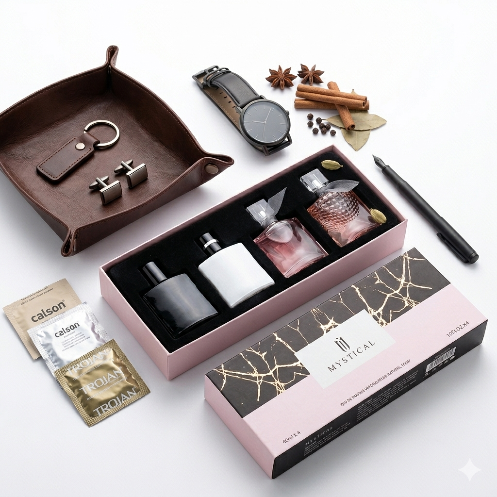 4 In 1 MEN MYSTCAL 
EDP SENSUAL SCENT PERFUME