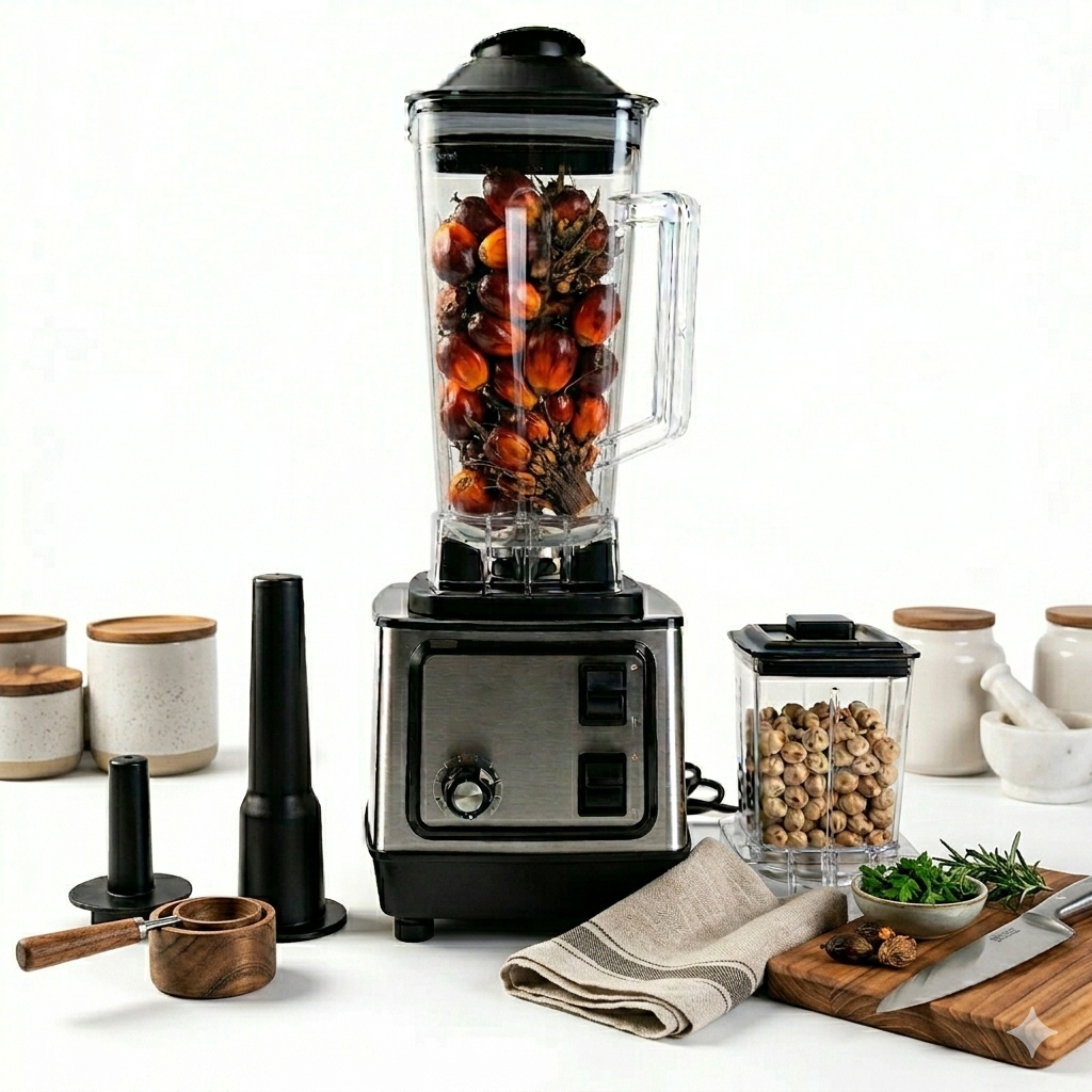 Matrix  Blender with over heating protection sensor - Can blend Beans, Tigernut, Palm Kernal Smoothly