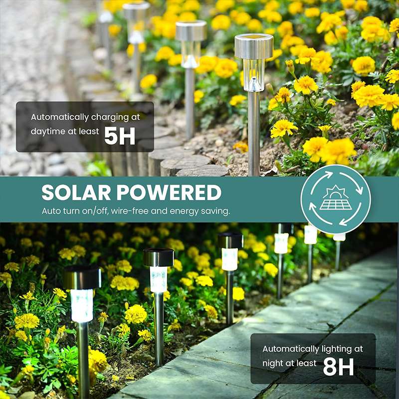 White light Small Outdoor waterproof/rain proof solar Standing wireless lamp