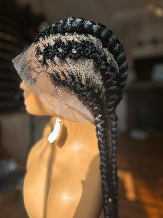 Glueless Braided Wig 0024