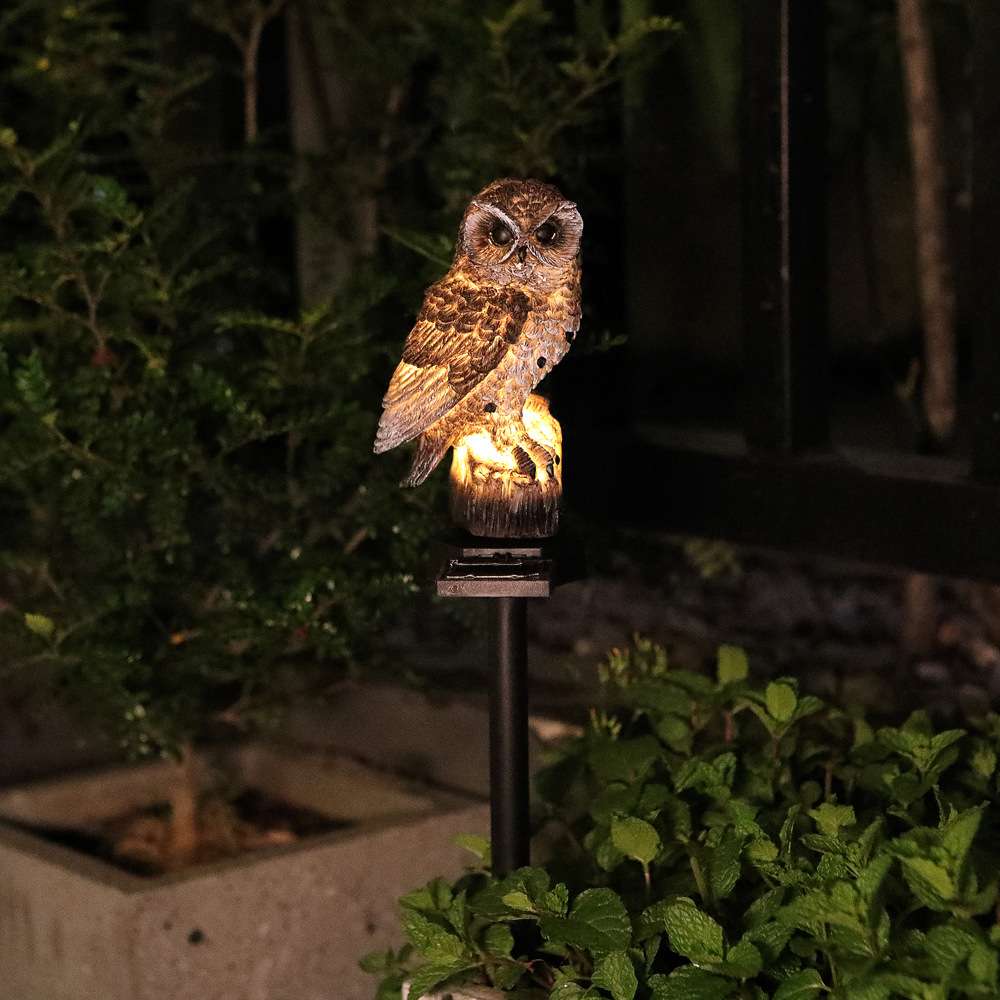 Owl outdoor garden  LED solar light